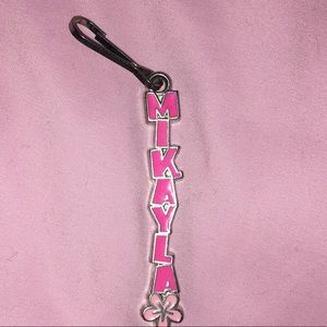 Name Zipper Charm